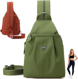 Generic 2025 Premium 3 in 1 Anti-Theft Travel Tote Bag, Waterproof 2-Way Commuter Bag, Large Capacity Oxford Convertible Shoulder Bag (Green)