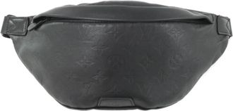 Louis Vuitton Black Leather Shoulder Bag (Pre-Owned)