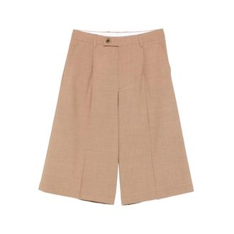 Berwich Linda Lange Shorts - Dames - Korte Broeken - Bruin - XS - Korte Broeken