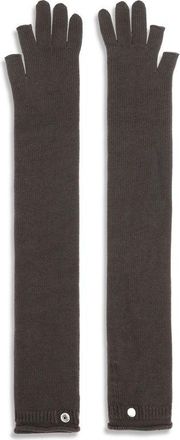 Rick Owens Womens Gray Wool Oves Aries Gloves