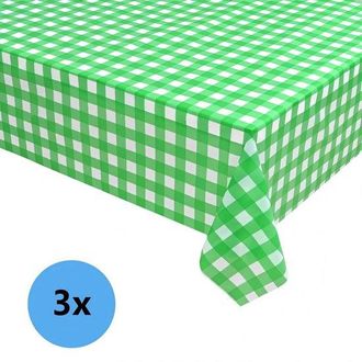 OEM Paquete De 3 Manteles De Pl&aacute;stico - Ideales Para Fiestas, Cenas Y Buf&eacute;s De Boda - Mantel Rectangular - 137 X 274 Cm - Azul Oscuro
