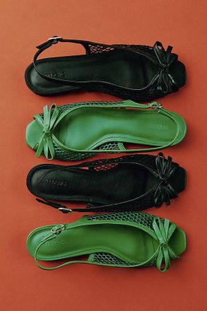 Maeve Mesh Slingback Flats