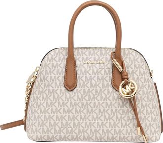 Michael Kors Freddie Crossbody Tas - Dames - Handtassen - Beige - ONE Size - Polyester - Tassen
