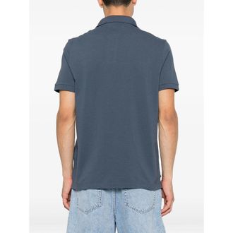 Stone Island Cotton Piqu&eacute; Polo Shirt - Blue