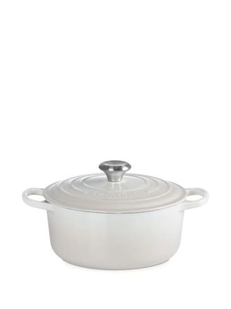 LE CREUSET Casseruola Cocotte tonda in ghisa - Bianco