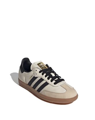 adidas Womens Sneakers Samba Og W Cream White Crewht-Cblack-Sanstr Trainers Crewht/cblack/sanstr