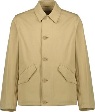 Prada Jassen, Heren, Beige, M, Katoen, Cotton Jacket