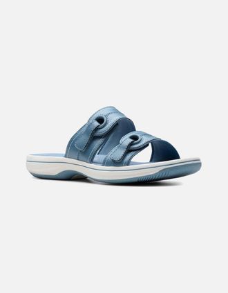 Clarks Womens Brinkley Maye Womens Sandals - Blue - Size: 8