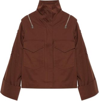 AllSaints Leighton Cotton Utility Jacket - Dames - Zomerjassen - Bruin - XS - Katoen - Jassen