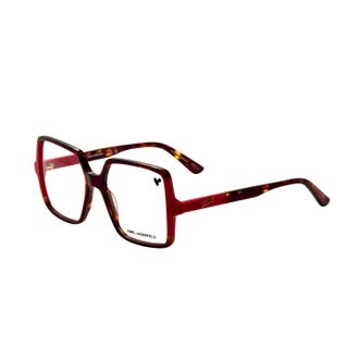Karl Lagerfeld Womens 54mm Dark Tortoise Red Eyeglasses KL6169-255-54