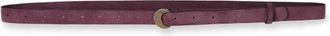 Cortana Luna Su&egrave;de Riem met Halvemaan Gesp - Dames - Riemen - Paars - ONE Size - Su&egrave;de - Accessoires