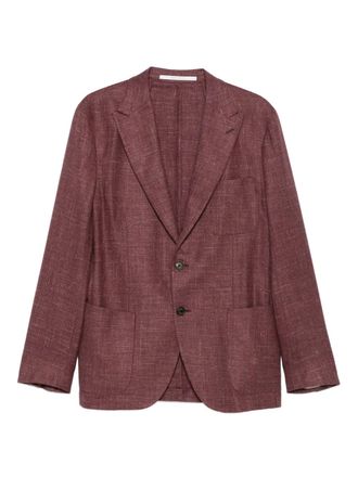 Eleventy Blazer met enkele rij knopen - Rood
