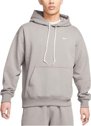 Nike Solo Swoosh Fleece Pullover Hoodie Grey DX0814-029