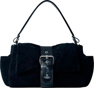 Vivienne Westwood Hazel XL Treasure Handtas - Dames - Tassen - Zwart - Maat: ONE Size Katoen