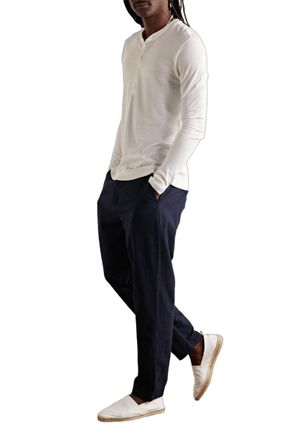 Orlebar Brown Lockhart Henley - White