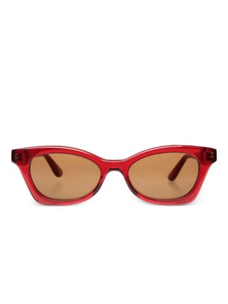Bally sue cat-eye sunglasses - women - Acetate - One Size - Red