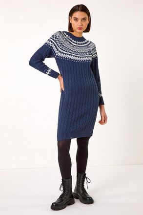 Roman Nordic Knitted Dress