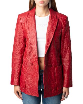 Zadig&Voltaire Leather Blazer