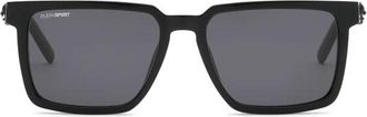 Plein Sport Touchdown Zonnebril - Heren - Outdooraccessoires - Zwart - ONE Size - Fitness
