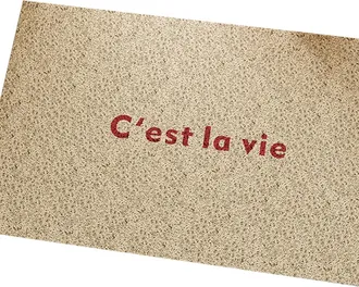 OEM Alfombra De Interior/exterior Color Crema Vainilla 40 60