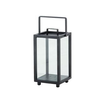 Cane-Line Cane-line - Lighthouse Laterne, H 42 cm, lava grau