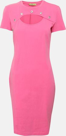 Versace Jeans Pink Jersey Mini Dress