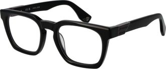 Police Black Cellulose Acetate Glasses Mens (Frames)