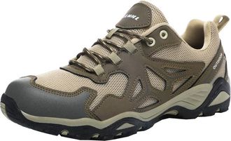 Generic Couple Style Outdoor Leisure Hiking and Mountaineering Shoes Breathable mesh Men Plus Size lace up Sports Shoes (Khaki,6.5)