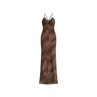 Melissa Odabash Maxi Dresses, female, Brown, Size: L Jacey Off-Shoulder Dress