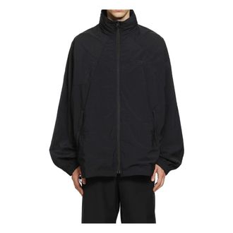Maison Margiela Nylon Windbreaker Jacket - male - MM6 Maison Margiela - Zip-throughs - Black - L - Sweatshirts & Hoodies