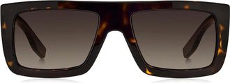 Marc Jacobs Rectangle Full Rim Sunglasses - Brown