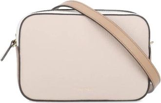 Coccinelle Cross Body Bags, female, Pink, ONE SIZE, Pink Leather Shoulder Bag with Logo