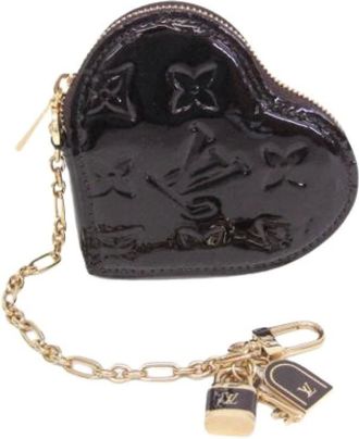 Louis Vuitton Pre-owned Wallets, female, Purple, Size: ONE SIZE Pre-owned Canvas Wallet