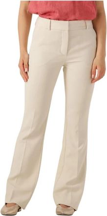 Fiveunits Clarafv 085 Broek - Dames - Wijde Broeken - Beige - W31 - Broeken