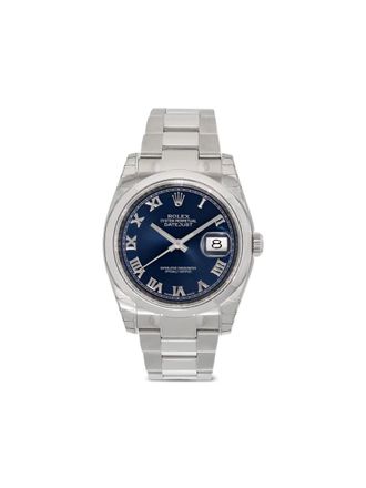Rolex Datejust 36 mm horloge - Blauw