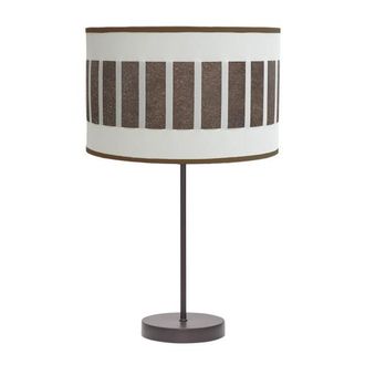 Fabrilamp Sobremesa Alto Ivanna 1xe27 Marron/blanco-oxido 62x30x30 Cm