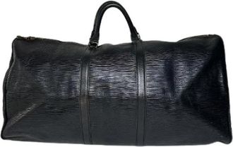 Louis Vuitton Pre-owned Epi Keepall 60 - unisex - Vintage Weekendtas - Zwart - ONE Size - Leer - Vintage