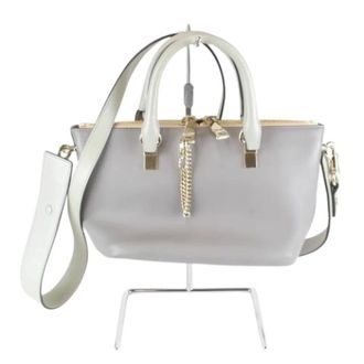 Chlo&eacute; Pre-owned Handbag - Dames - Pre-owned - Grijs - Maat: ONE Size Leer
