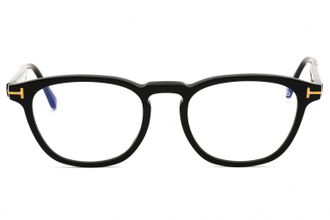 Tom Ford FT5890B Round Acetate Eyeglasses - Black