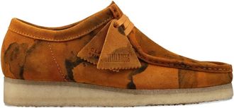 Clarks Wallabee boots - unisex - Rubber/Calf Leather/Calf Suede - 10.5 - Brown
