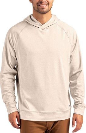 Cutter & Buck Adapt Heather Hooded Pullover in Wheat Heather at Nordstrom, Size Xxx-Large