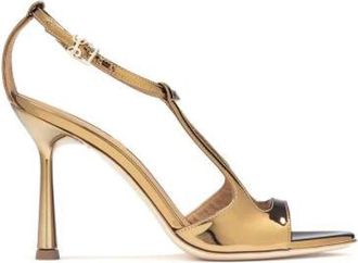 Sergio Levantesi Sandalo Elegante - Dames - Sandalen met hakken - Bruin - 36 EU - Leer - Schoenen