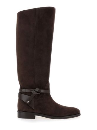Jimmy Choo London Brown Suede Boots