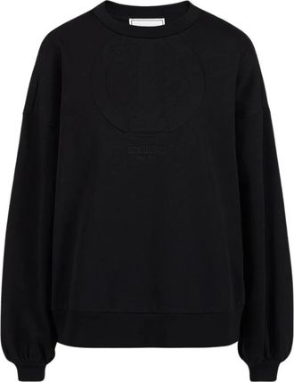 Iceberg Sweatshirt met ronde hals - Dames - Sweatshirts - Zwart - 2XS - Katoen - Hoodies & sweatvesten