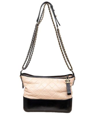 Chanel Brown Quilted Leather Large Gabrielle Hobo Bag - 10S (Authentic Pre- Loved)