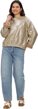 Summum Dames, Sweatshirts & Hoodies, Geel, Maat: XS Jersey