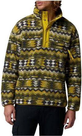 Columbia Helvetia II Printed Half Snap Fleece Fleecepullover f&uuml;r Herren | oliv