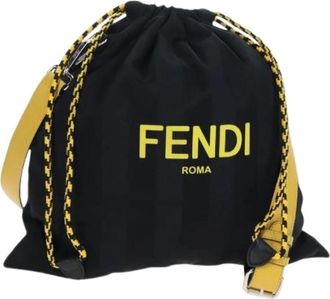 Fendi Pre-owned Vintage Bucket Bag - Dames - Vintage Tas - Zwart - ONE Size - Leer - Vintage