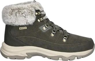 Skechers Fitness, Dames, Groen, 39 EU, Leer, Trego Snow Worries