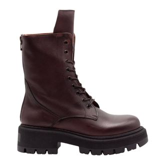 Julie Dee Veterschoenen - Dames - Schoenen - Bruin - Maat: 38 EU Leer